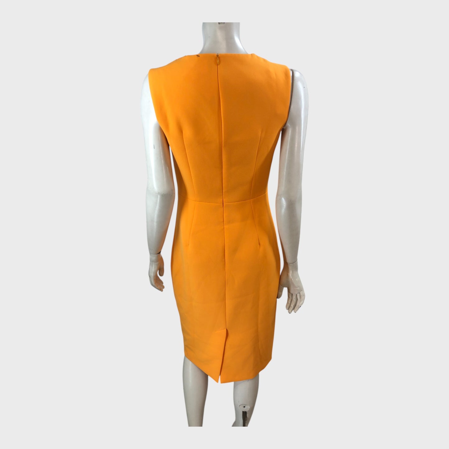 Branded Tangerine Fitted Dress - Size 10