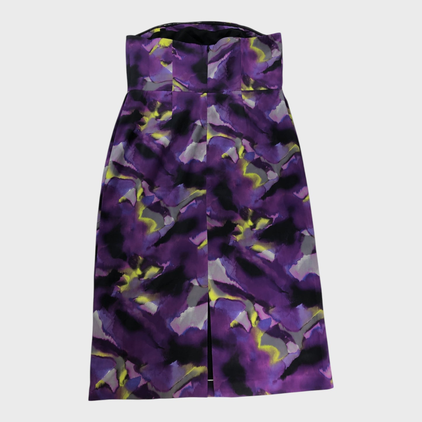 Branded Purple Abstract Dress - Size 16