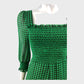Branded Green Gingham Dress - Size 6