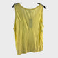 RIVER ISLAND light yellow Scoop Tank Top UK 18