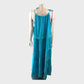 Branded Turquoise Maxi Dress - Size 16