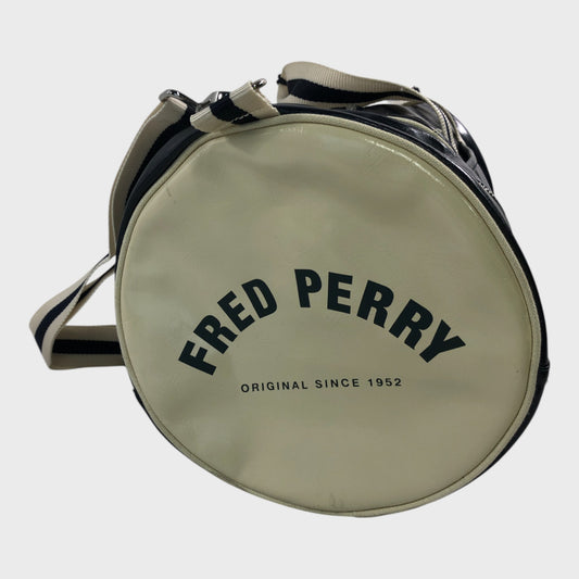 Fred Perry Navy Barrel Bag
