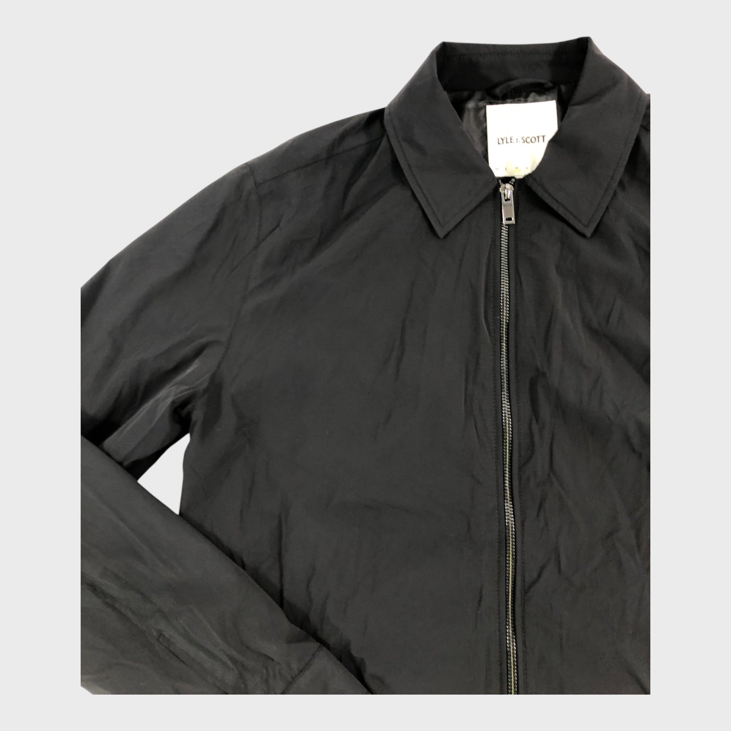 Lyle & Scott Black Jacket - Size Medium