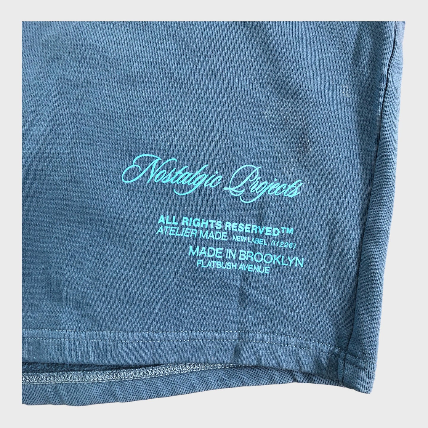 RIVER ISLAND Men's Blue Ombre Regular fit shorts size large