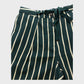 Branded Green Petite Stripe Trousers - Size 10