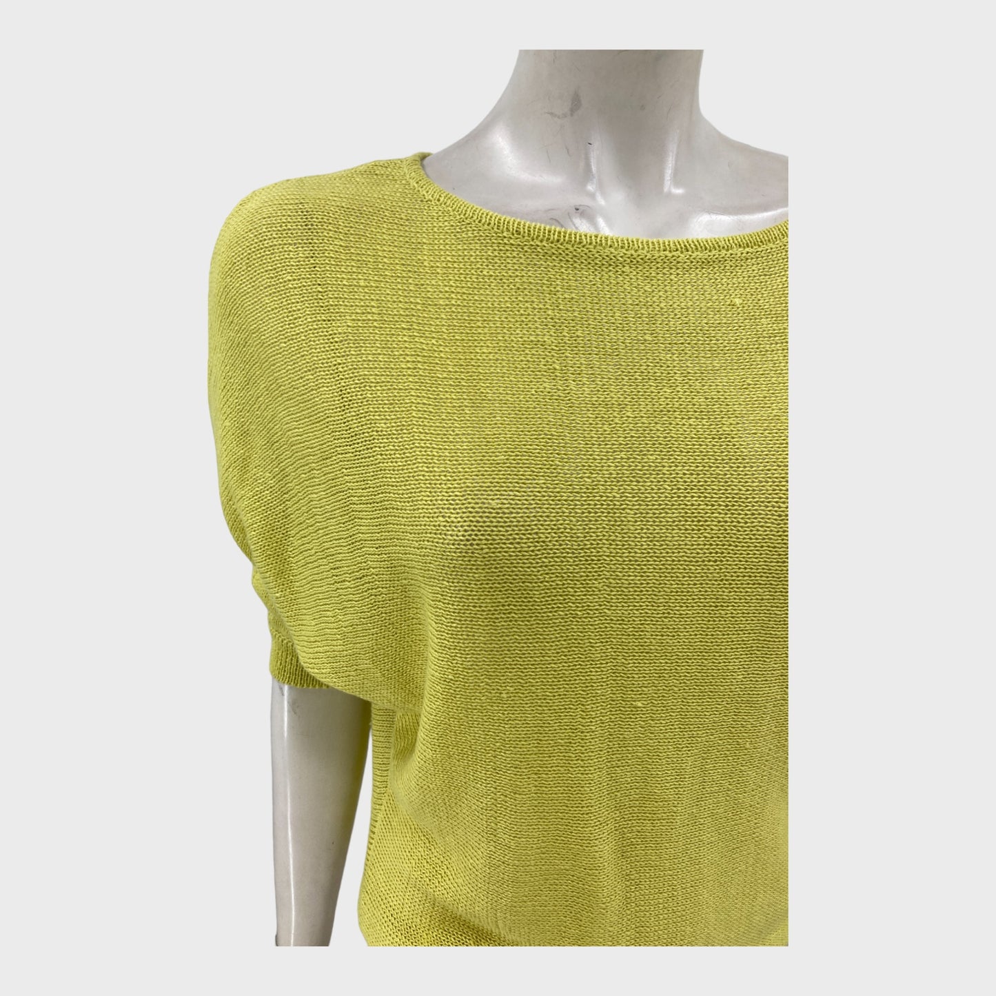 Branded Lime Green Batwing Top