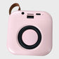 K22 Kids Mini Karaoke Machine All-in-One System Wireless 2 Mic LED Effects Pink