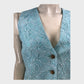 Branded Blue Lace Waistcoat - Size 8