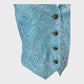 Branded Blue Lace Waistcoat - Size 8