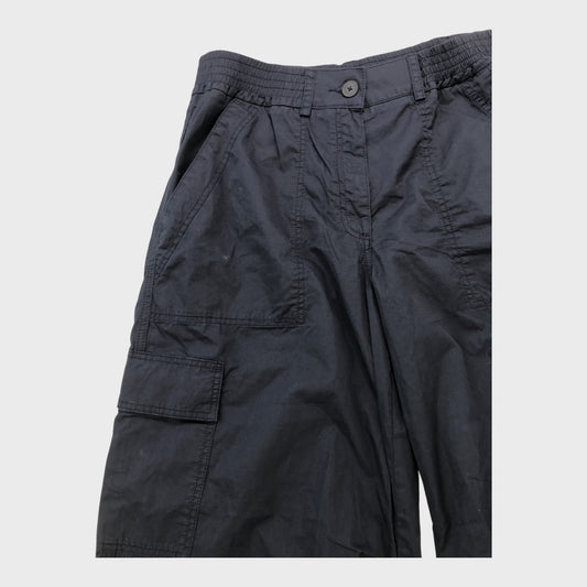Branded Navy Cargo Trousers - Size 14