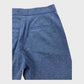 Branded Blue Textured Trousers - Size 8