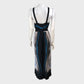 Reiss Black/Multi Jewel Print Maxi Dress - Size 10