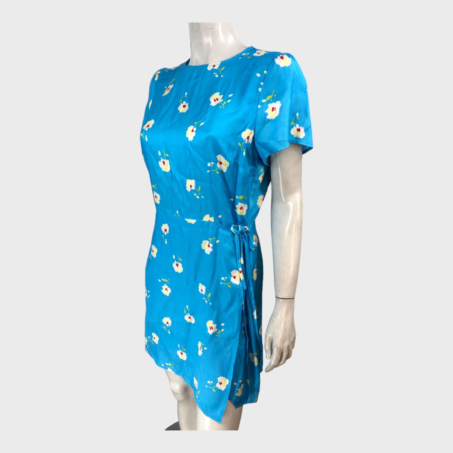 Kitri Blue Daisy Mini Dress - Size 10