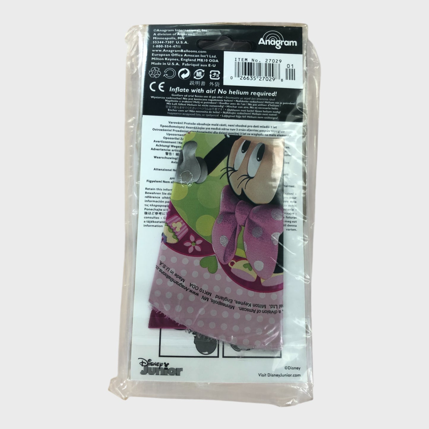 Minnie Mouse 12" Foil Balloon - Pack of 5