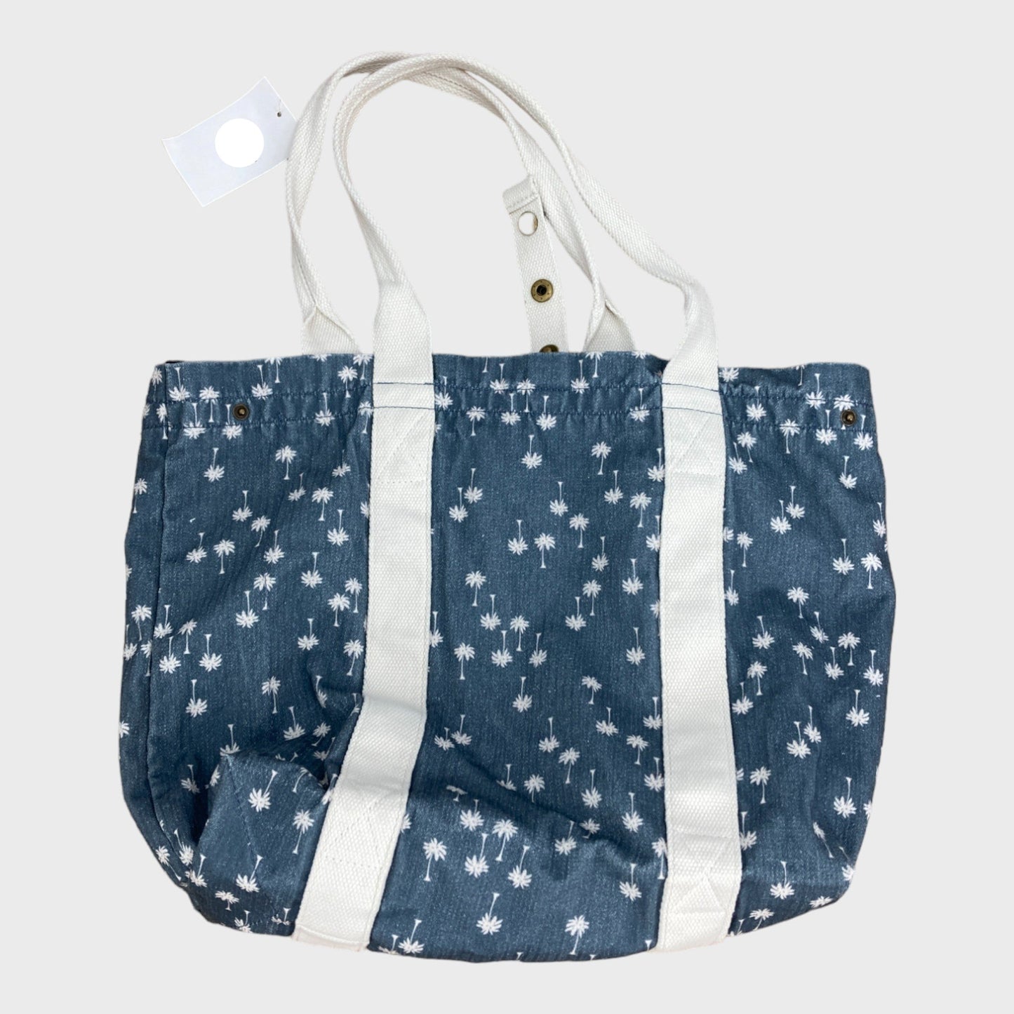 Branded Blue Palm Tree Beach Bag