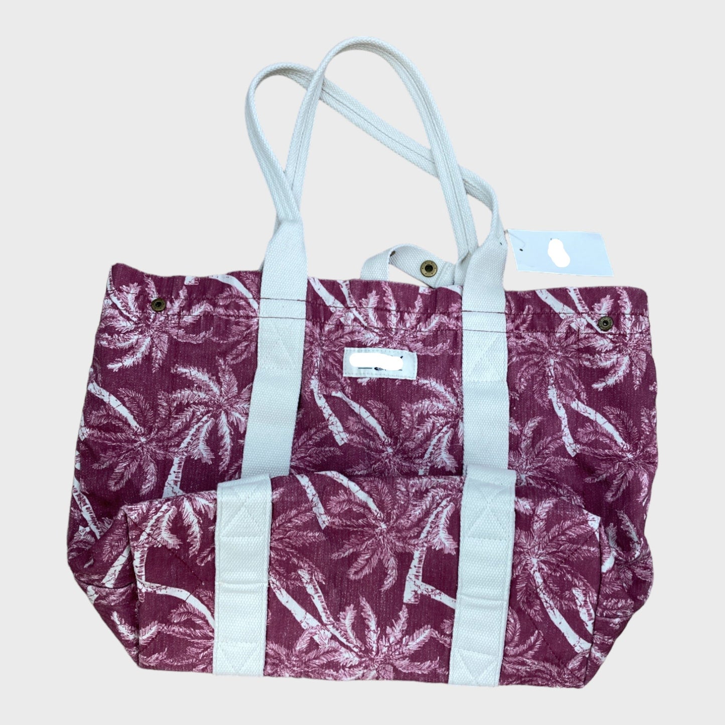 Branded Purple Palm Tree Bag