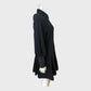 Branded Black Pleated Swing Dress - Size 8