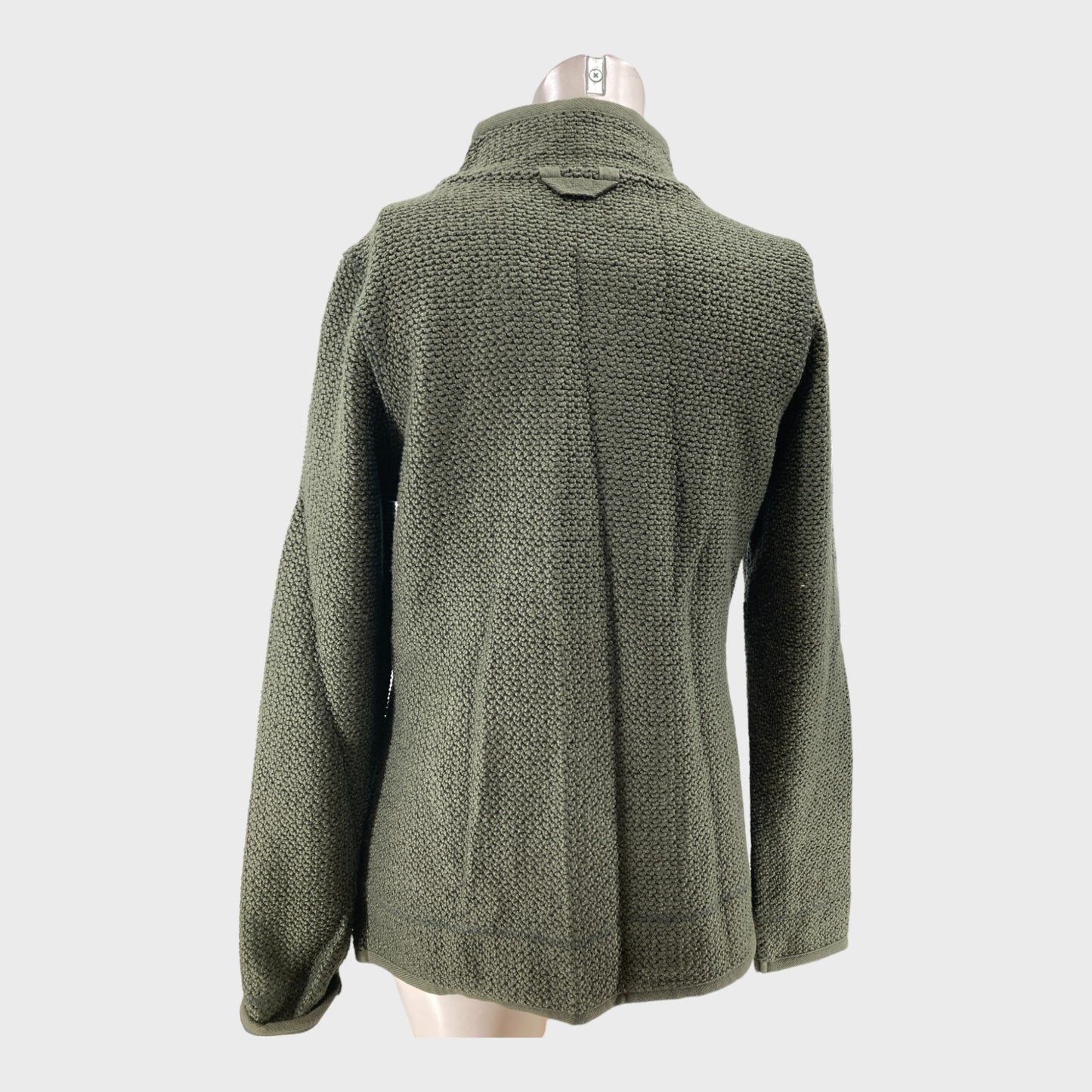 Branded Green Zip Up Sweatshirt