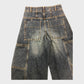 Branded Baggy Jeans - Size 8