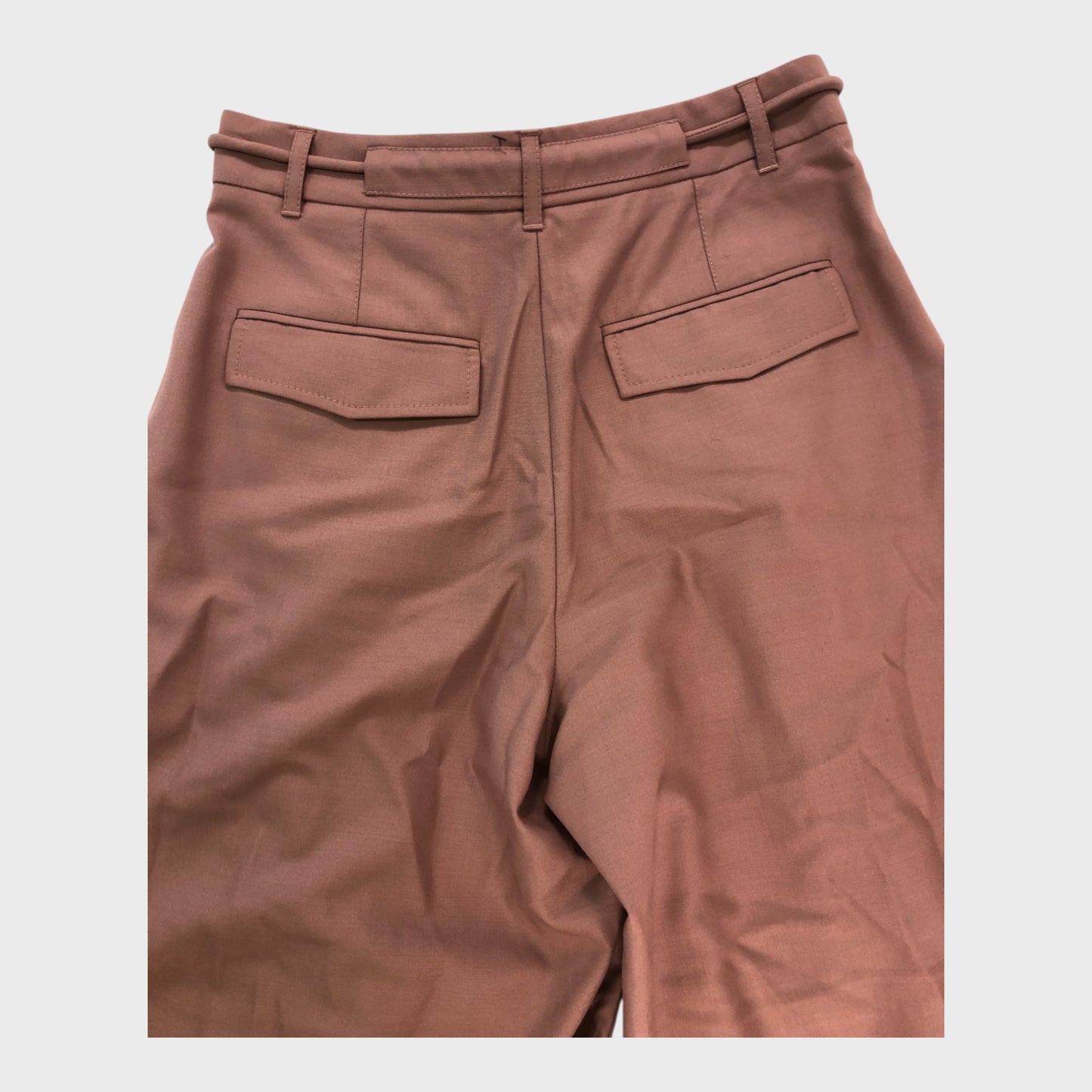 Branded Pale Pink Tapered Trousers - Size 8