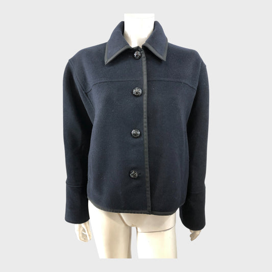 Branded Navy Jacket - Size 8