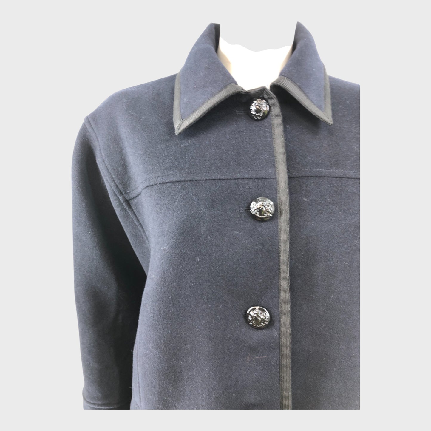 Branded Navy Jacket - Size 8