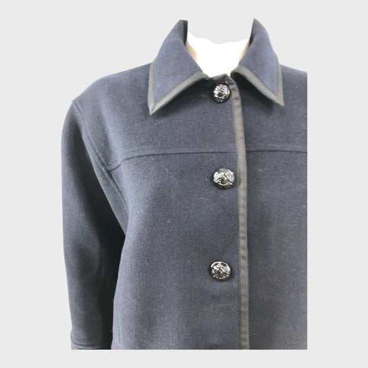 Branded Navy Jacket - Size 8