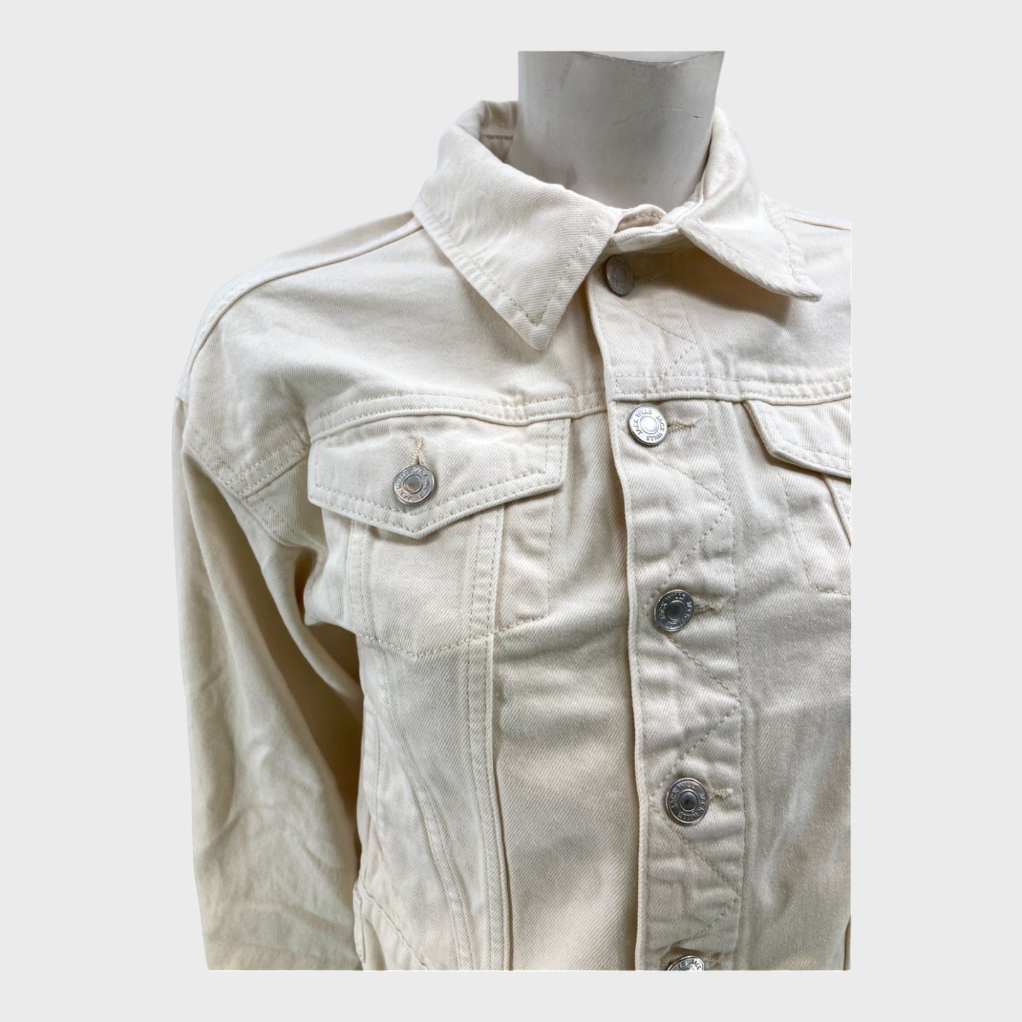 Jack Wills Cream Denim Jacket