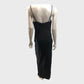 Black Women's Strap Diamante Dress