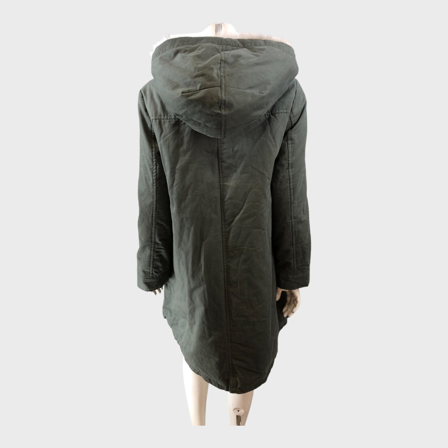 Branded Khaki Parka - Size 10