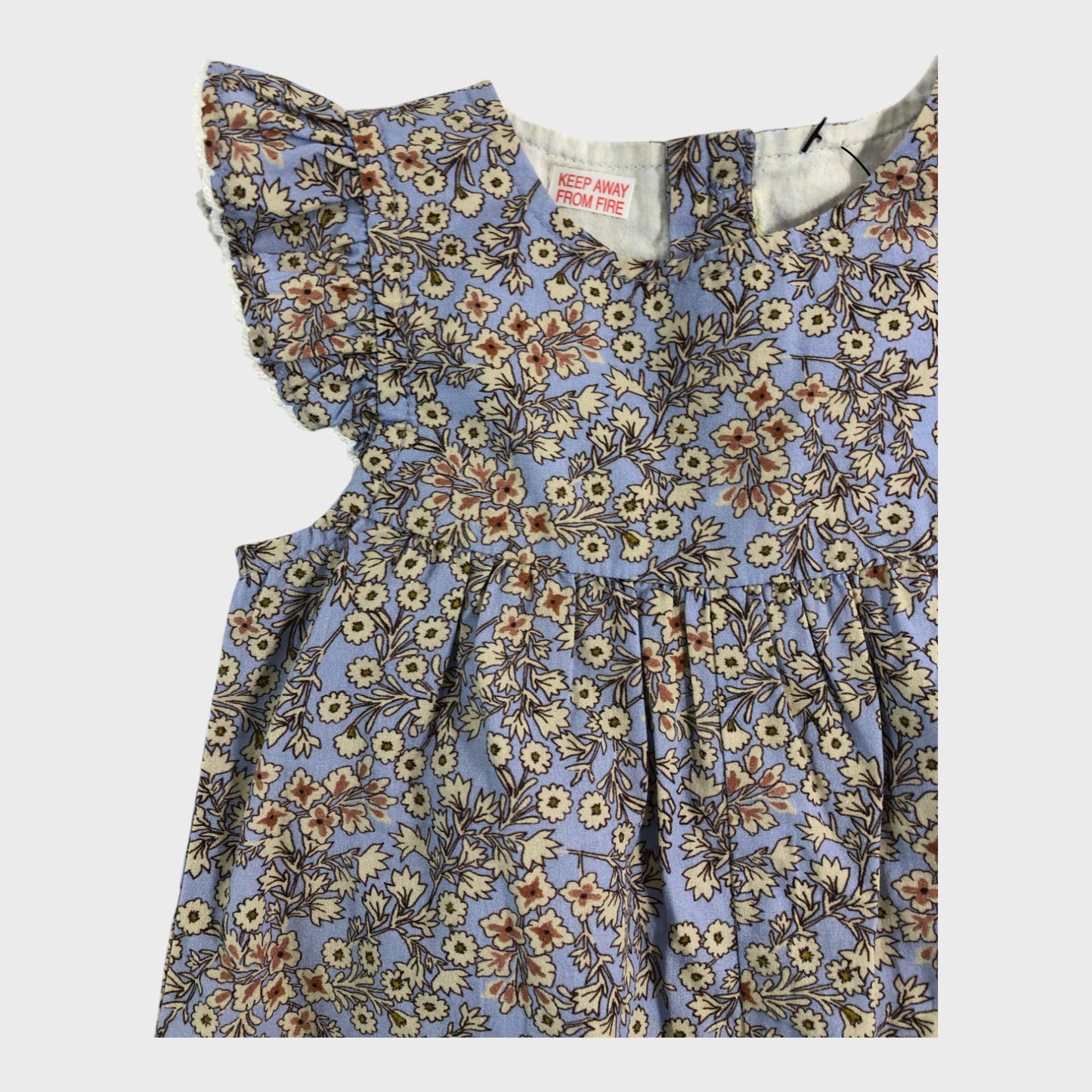 JoJo Maman Bebe Lavender Strawberry Romper - 3 Months