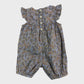 JoJo Maman Bebe Lavender Strawberry Romper - 3 Months