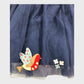 JoJo Maman Bebe Navy Robin Party Dress - 6-12 Months