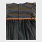 JoJo Maman Bebe Navy Robin Party Dress - 6-12 Months