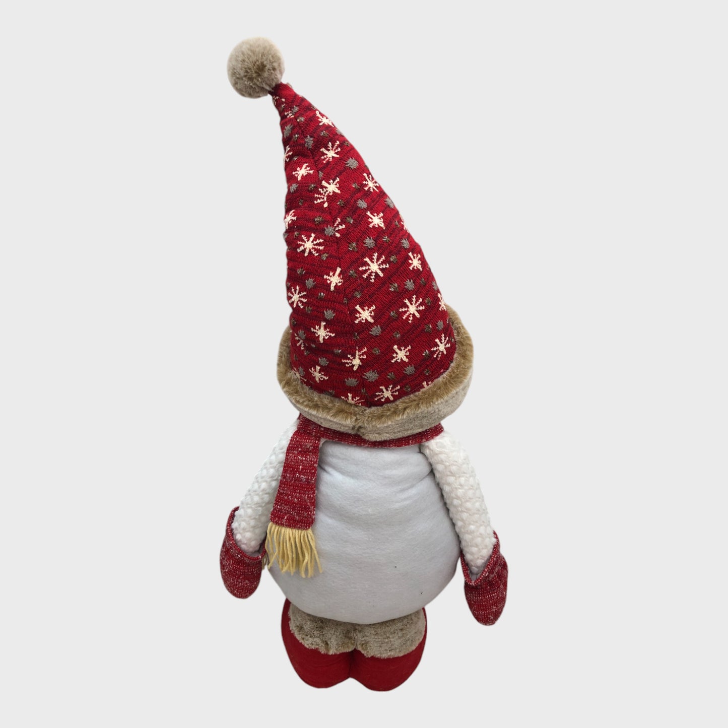 Plush Festive Snowman With Extendable Legs