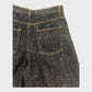 Branded Indigo Wide Leg Jeans - Size 8