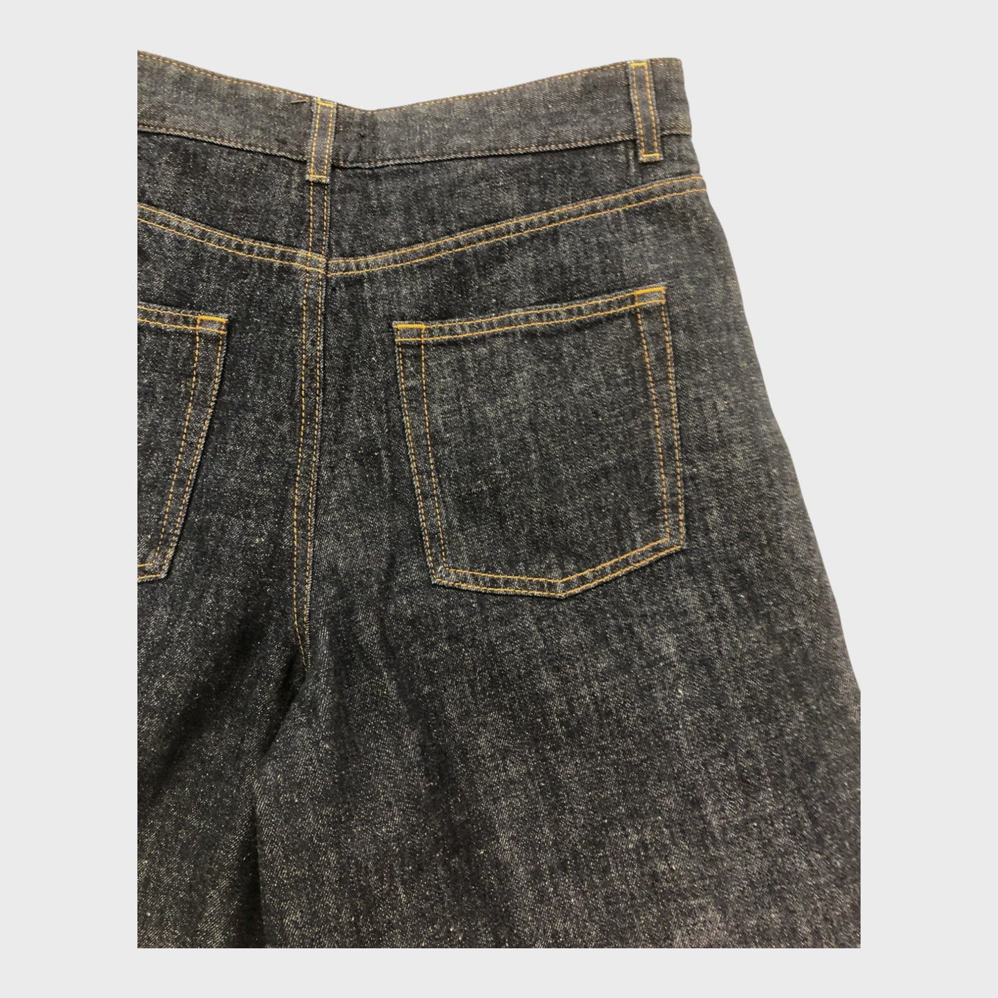 Branded Indigo Wide Leg Jeans - Size 8