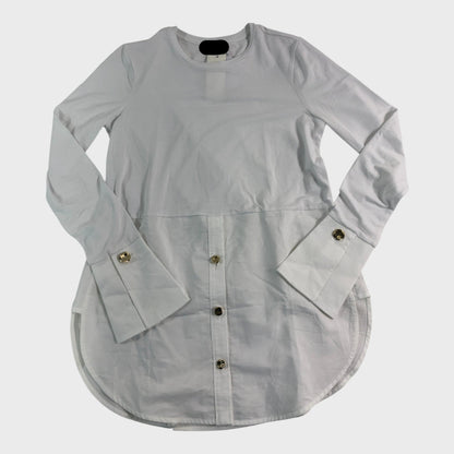 Branded White Layering Shirt - Size 8