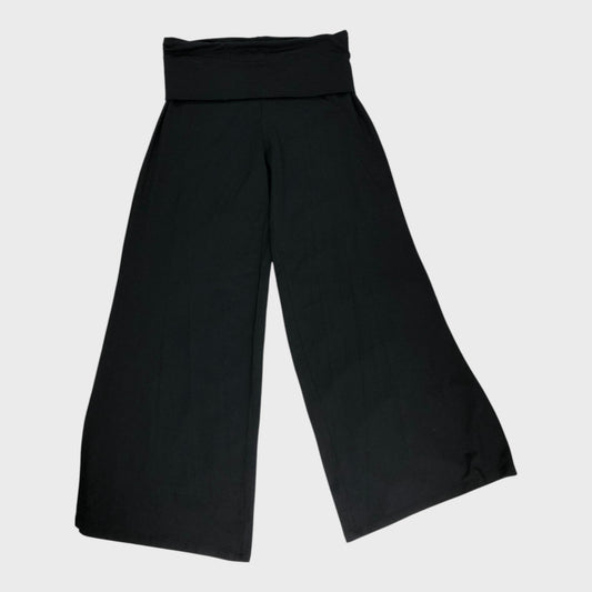 Branded Black Palazzo Pants - Size 16