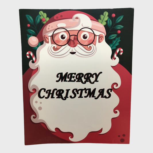 Merry Christmas Santa Banner