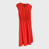 Branded Orange Tie back Dress