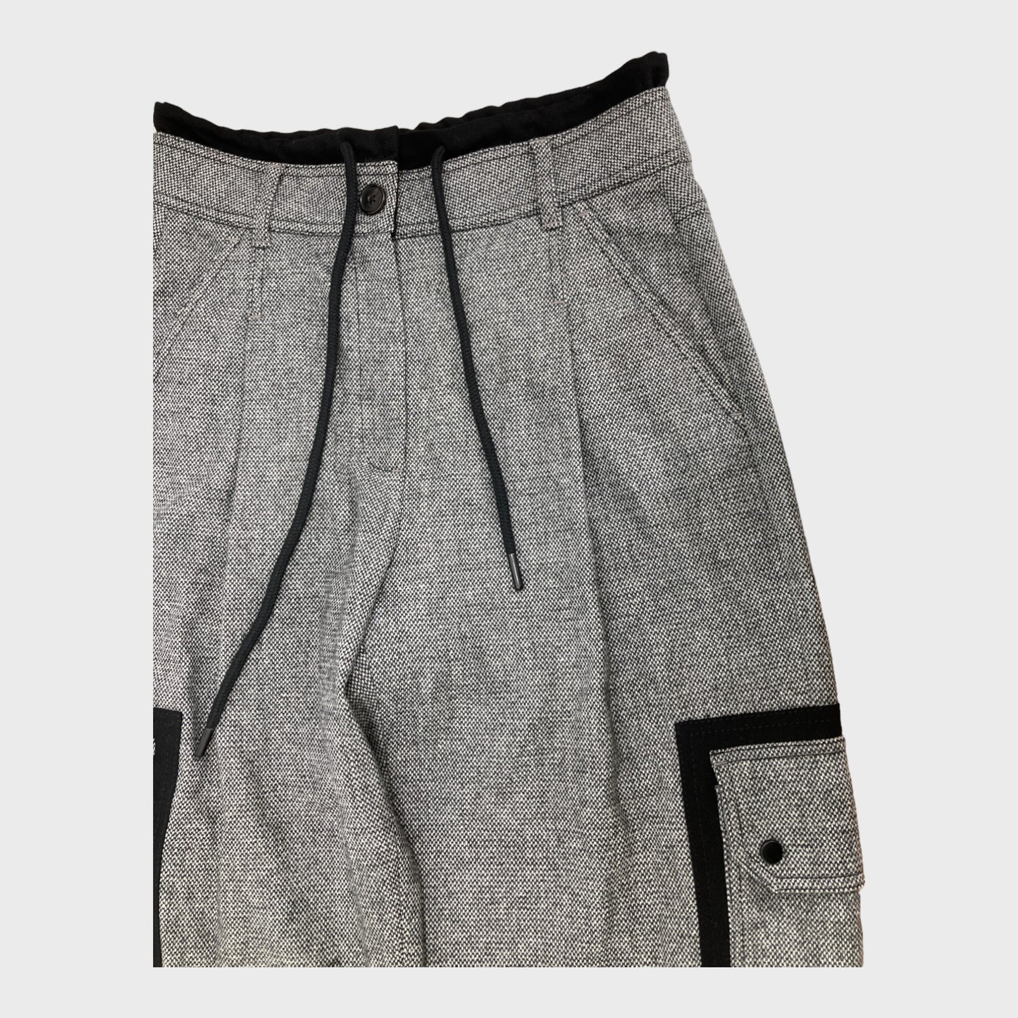 Branded Grey Cargo Trouser