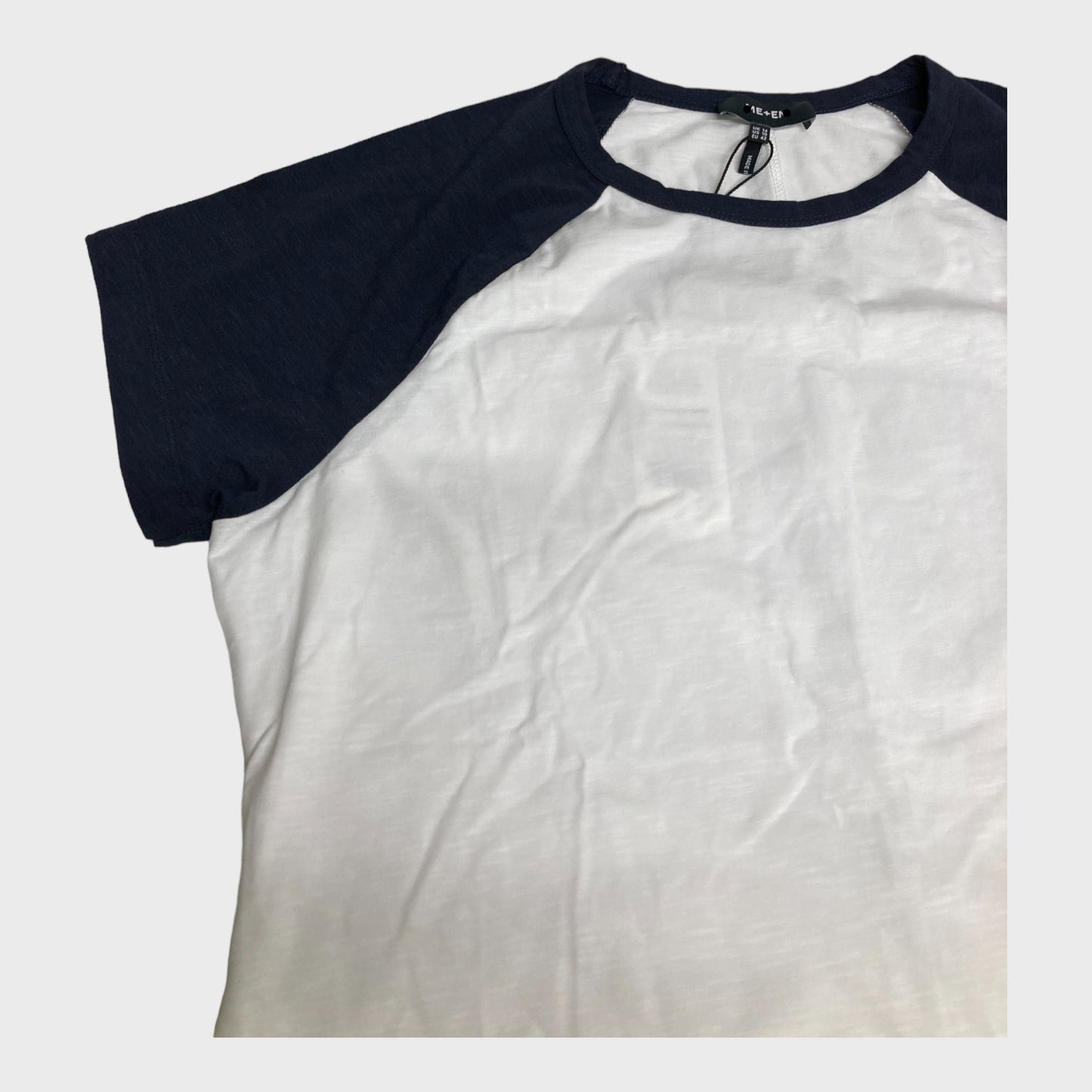 Branded Navy and White Baseball T-Shirt