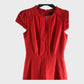 Branded Red Midi Dress - Size 6