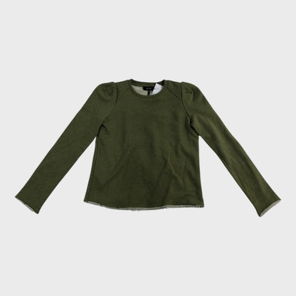 Branded Green Sweatshirt - Size 6