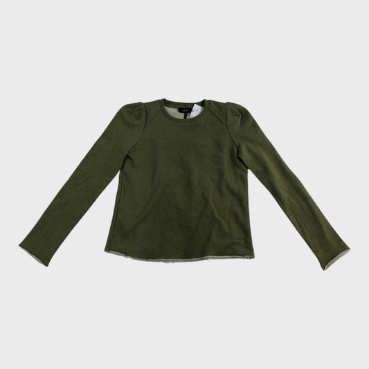 Branded Green Sweatshirt - Size 6