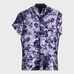 Branded Purple Floral Print Dress - Size 8