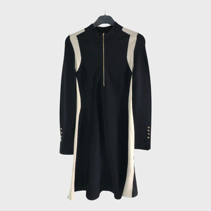 Branded Black Jersey Dress - Size 8