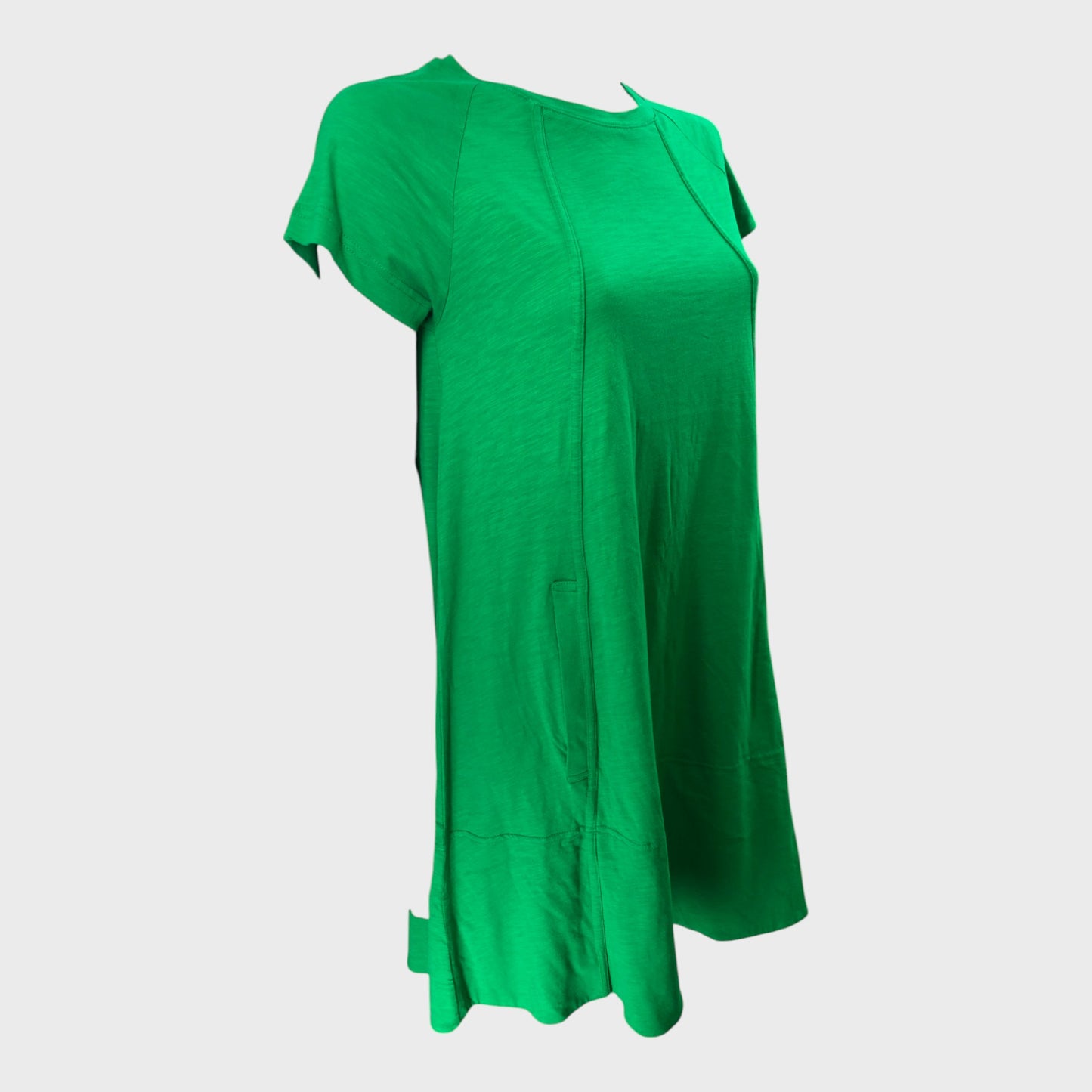 Branded Green Jersey Dress - Size 8