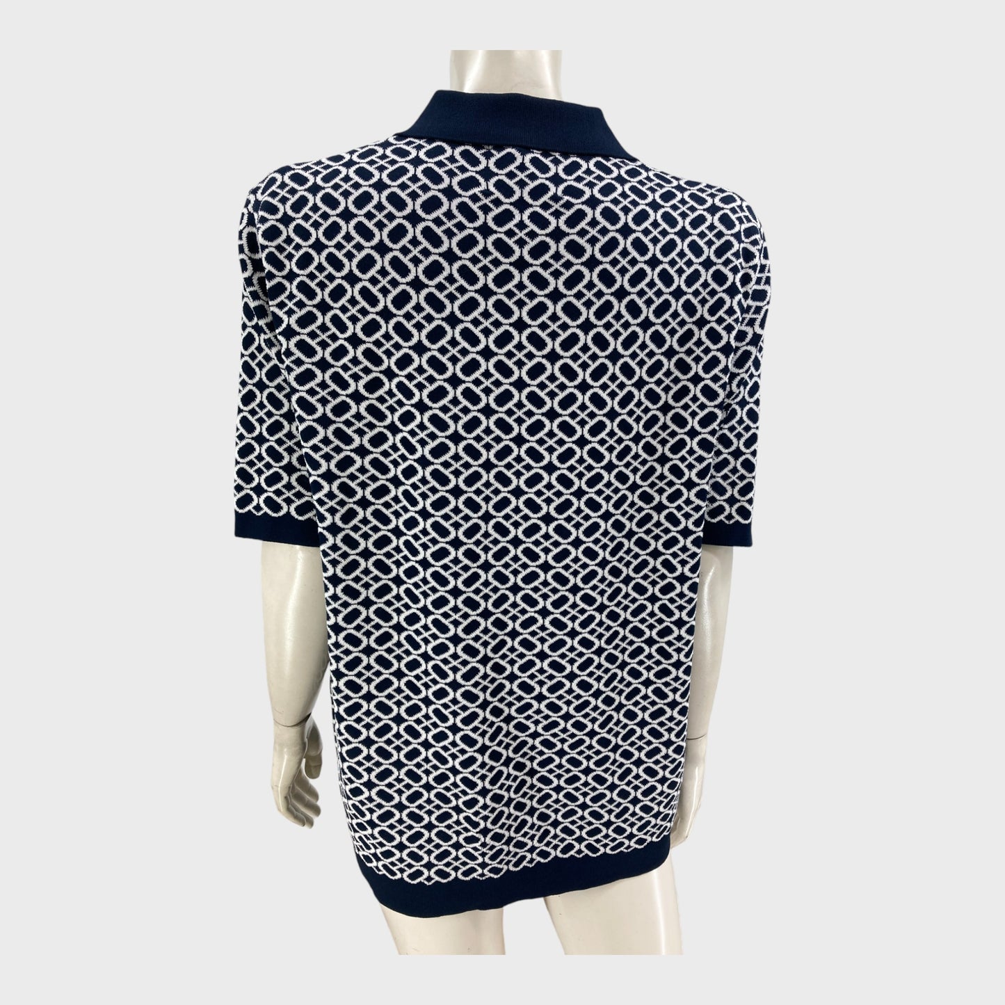 Raith Navy Knitted Shirt